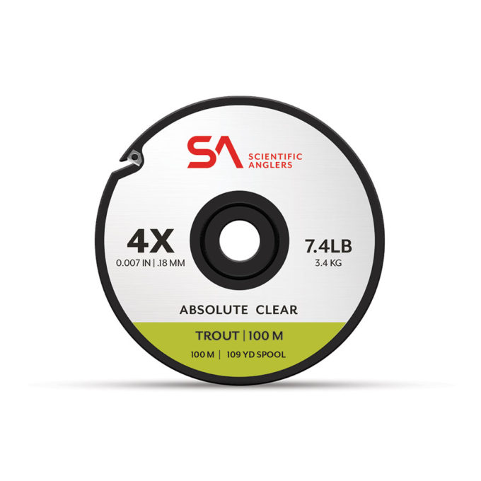 SCIENTIFIC ABSOLUTE CLEAR TROUT TIPPET 