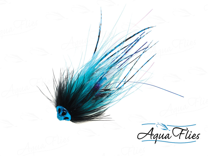  AQUA FLIES Stu's Metal Head Tube BLUE (PB8C)