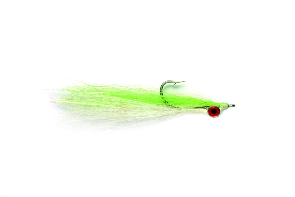 DEPTH CHARGE CLOUSER CHARTREUSE AND WHITE SIZE 2/0 (F3B)