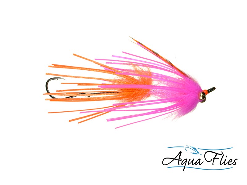 AQUA FLIES Sili-Leg Intruder Pink/Orange (PB4B)