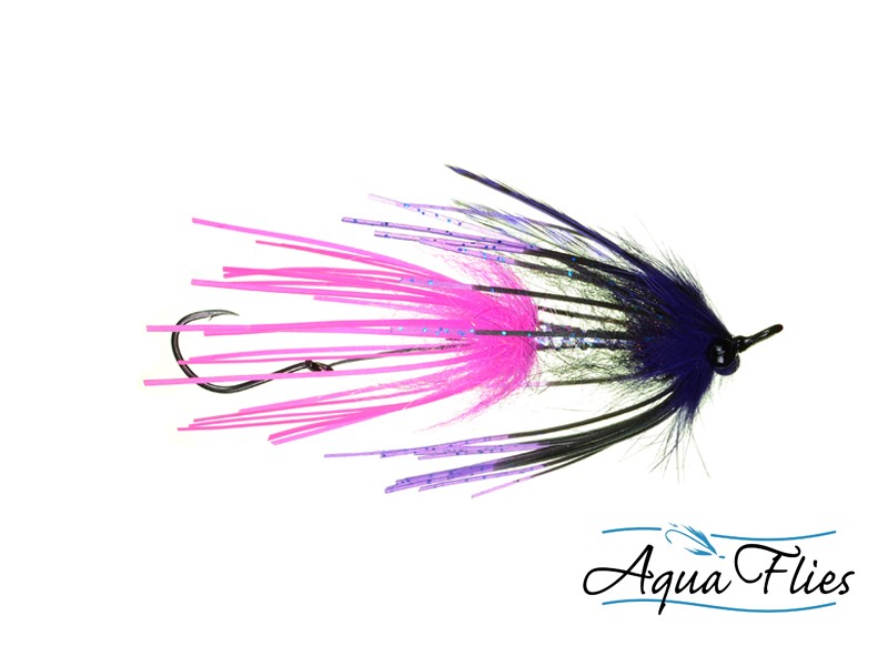 AQUA FLIES Sili-Leg Intruder Pink/Black (PB4C)