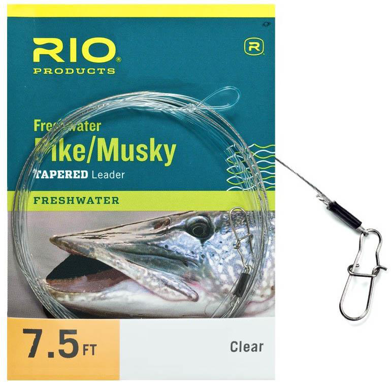 RIO PIKE/MUSKY II STAINLESS WIRE WITH SNAP