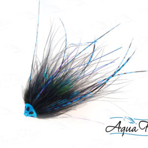 AQUA FLIES Stu's Metal Head Tube BLACK/BLUE (PB8D)