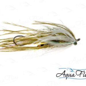 AQUA FLIES JERRY'S ULTRA MINI INTRUDER OLIVE/WHITE(PB9E)