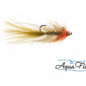 AQUA FLIES BALANCED LEECH HOT HEAD OLIVE