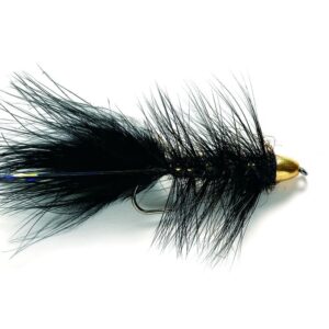 Black Woolly Bugger Barbless
