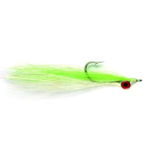 DEPTH CHARGE CLOUSER CHARTREUSE AND WHITE SIZE 2/0 (F3C