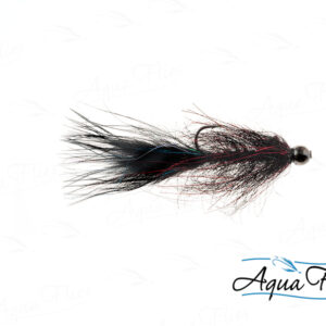 AQUA FLIES BALANCED LEECH BLACK EYE