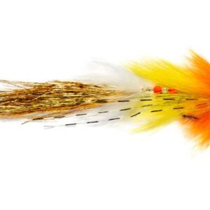ARTICULATED WHISTLER YELLOW & ORANGE SIZE 4/0 (TWR8)