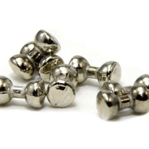 Hareline Chrome Plated Lead Eyes