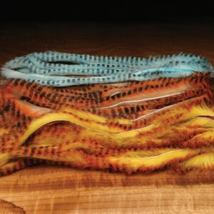 HARELINE Rabbit Strips Zonker Tiger Barred 4 Strips 1/8"
