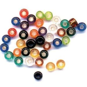 WHALESBACK DYNA SILVER LINED GLASS BEADS