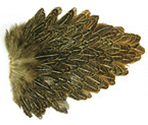 WAPSI Soft Hackle Hen Saddle patch