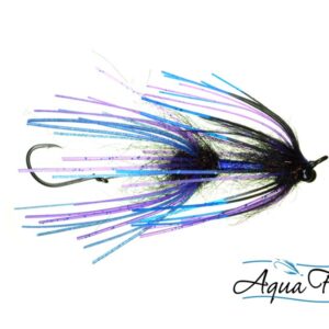 AQUA FLIES Sili-Leg Intruder Black/Blue (PB4E)