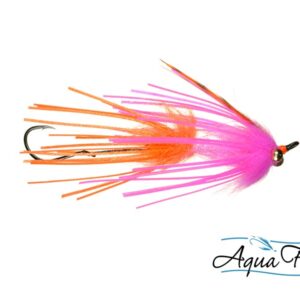 AQUA FLIES Sili-Leg Intruder Pink/Orange (PB4B)