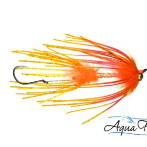 AQUA FLIES Sili-Leg Intruder Red/Orange (PB4A)