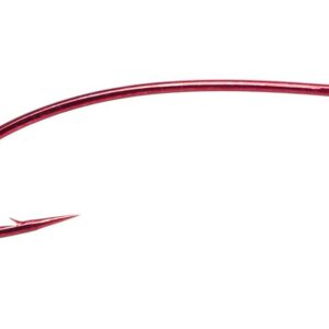 DAIICHI 1273 Curved Shank Nymph Hook - Red