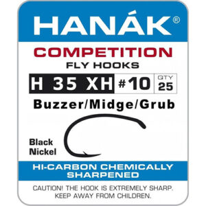HANAK HH35XH BUZZER/MIDGE/GRUB BARBED 25PK