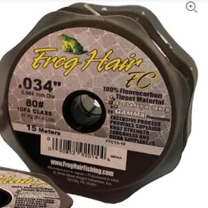 FROG HAIR #80 FLUOROCARBON TIPPET
