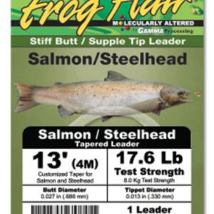 Frog Hair stiff butt supple tip salmon/steelhead 13ft leader