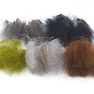 Troutline Premium Dyed CDC Feathers – 1gram Pack