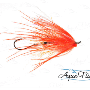 AQUA FLIES Ultra Mini-Intruder Orange/White (PB5D)