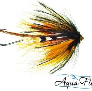 AQUA FLIES Stu's Turbo Cone Black/Orange (PB7D)