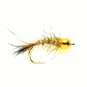 Hares Ear Gold Bead