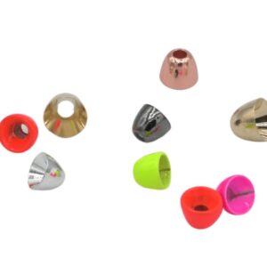 WHALESBACK BRASS FLY TYING Cone Heads (20 pk)