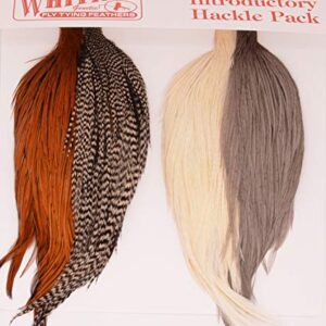 WHITING Combo Intro Hackle Pack CAPE
