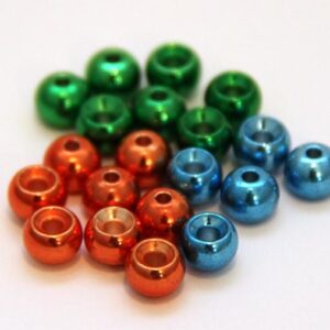WHALESBACK Metallic Brass Beads 100 PCS