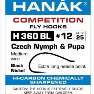 HANAK HH360BL Competition Fly Hooks