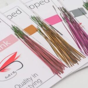 POLISH QUILLS Stripped Peacock Quills