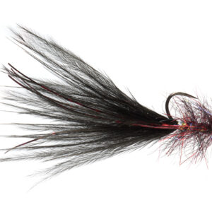 Micro Balanced Bung Leech Black Red Spot Barbless SIZE 14